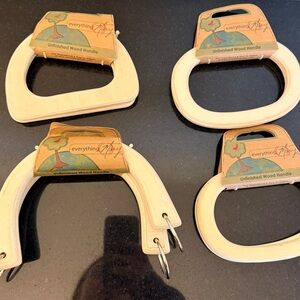 Unfinished Wood Handle Sets for Bag Making
